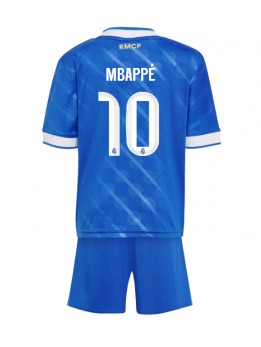 Detské Futbalové oblečenie Real Madrid Kylian Mbappe #10 2025-26 Krátky Rukáv - Tretina (+ trenírky)